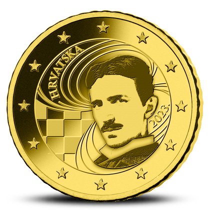 Le dessin des pièces de 0,50 €, 0,20 € et 0,10 €.